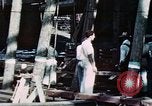 Standbild Start der USS Hancock (CV-19) bei Fore River Werft Massachusetts Quincy Massachusetts USA, 1944, aus Sekunde 1 historischem Filmmaterial Videoclip 65675055341
