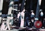 Standbild Start der USS Hancock (CV-19) bei Fore River Werft Massachusetts Quincy Massachusetts USA, 1944, aus Sekunde 10 historischem Filmmaterial Videoclip 65675055341