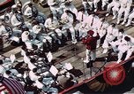 Standbild Blick vom Deck der USS Hancock (CV-19) während seiner Einführung Quincy Massachusetts USA, 1944, aus Sekunde 22 historischem Filmmaterial Videoclip 65675055342