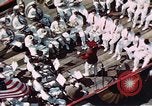 Standbild Blick vom Deck der USS Hancock (CV-19) während seiner Einführung Quincy Massachusetts USA, 1944, aus Sekunde 24 historischem Filmmaterial Videoclip 65675055342