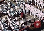 Standbild Blick vom Deck der USS Hancock (CV-19) während seiner Einführung Quincy Massachusetts USA, 1944, aus Sekunde 26 historischem Filmmaterial Videoclip 65675055342