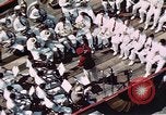 Standbild Blick vom Deck der USS Hancock (CV-19) während seiner Einführung Quincy Massachusetts USA, 1944, aus Sekunde 27 historischem Filmmaterial Videoclip 65675055342