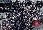 Standbild Blick vom Deck der USS Hancock (CV-19) während seiner Einführung Quincy Massachusetts USA, 1944, aus Sekunde 30 historischem Filmmaterial Videoclip 65675055342