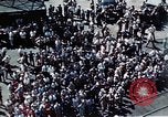 Standbild Blick vom Deck der USS Hancock (CV-19) während seiner Einführung Quincy Massachusetts USA, 1944, aus Sekunde 38 historischem Filmmaterial Videoclip 65675055342