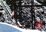 Standbild Blick vom Deck der USS Hancock (CV-19) während seiner Einführung Quincy Massachusetts USA, 1944, aus Sekunde 51 historischem Filmmaterial Videoclip 65675055342
