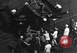 Standbild United States F6 Hellcat Jagdflugzeug Pazifischer Ozean, 1944, aus Sekunde 61 historischem Filmmaterial Videoclip 65675055346