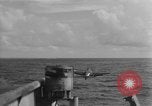 Image of F6F hellcats take off from the USS Hancock Pacific Ocean, 1944, second 26 stock footage video 65675055348