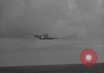 Image of F6F hellcats take off from the USS Hancock Pacific Ocean, 1944, second 55 stock footage video 65675055348