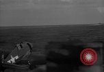 Image of F6F hellcats take off from the USS Hancock Pacific Ocean, 1944, second 57 stock footage video 65675055348