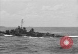 Image of Navy F6F aircraft take off from USS Hancock Pacific Ocean, 1944, second 10 stock footage video 65675055349