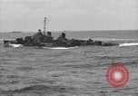 Image of Navy F6F aircraft take off from USS Hancock Pacific Ocean, 1944, second 13 stock footage video 65675055349