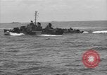 Image of Navy F6F aircraft take off from USS Hancock Pacific Ocean, 1944, second 14 stock footage video 65675055349