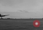 Image of Navy F6F aircraft take off from USS Hancock Pacific Ocean, 1944, second 50 stock footage video 65675055349