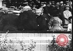 Image of Crowd gathered to watch Wright Flyer airplane demonstration in Le Mans France Le Mans France, 1908, second 4 stock footage video 65675055378