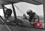 Image of pilots takes off biplanes United States USA, 1945, second 29 stock footage video 65675055380