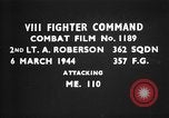 Image of Messerschmitt-110 European Theater, 1944, second 1 stock footage video 65675055383
