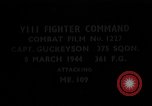 Image of Messerschmitt-109 European Theater, 1944, second 1 stock footage video 65675055387