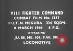 Image of German fighter aircraft European Theater, 1944, second 3 stock footage video 65675055389