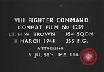 Image of German fighter plane European Theater, 1944, second 4 stock footage video 65675055391