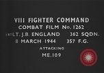 Image of ME-109 European Theater, 1944, second 4 stock footage video 65675055392