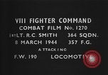 Image of Focke Wulf 190 European Theater, 1944, second 4 stock footage video 65675055394