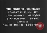 Image of German fighter aircraft European Theater, 1944, second 3 stock footage video 65675055396