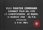 Image of Focke Wulf 190 fighter aircraft European Theater, 1944, second 4 stock footage video 65675055401