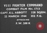 Image of Focke Wulf 200 European Theater, 1944, second 1 stock footage video 65675055407