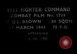 Image of Focke Wulf 190 European Theater, 1944, second 4 stock footage video 65675055408