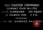 Image of Focke Wulf 190 European Theater, 1944, second 1 stock footage video 65675055409