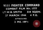 Image of Messerschmitt-109 European Theater, 1944, second 3 stock footage video 65675055412