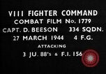 Image of German aircraft European Theater, 1944, second 3 stock footage video 65675055413
