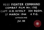 Image of Junker JU 88 European Theater, 1944, second 1 stock footage video 65675055414