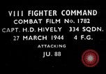 Image of Junker JU 88 European Theater, 1944, second 3 stock footage video 65675055414