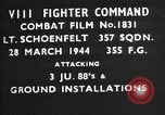 Image of Junker JU-88 European Theater, 1944, second 1 stock footage video 65675055419