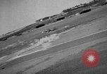 Image of hangars and airfield European Theater, 1944, second 19 stock footage video 65675055420