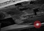 Image of hangars and airfield European Theater, 1944, second 58 stock footage video 65675055420