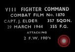 Image of Focke Wulf 190 European Theater, 1944, second 3 stock footage video 65675055421