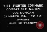 Image of German bomber aircraft European Theater, 1944, second 3 stock footage video 65675055422
