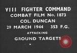 Image of German bomber aircraft European Theater, 1944, second 4 stock footage video 65675055422