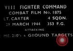 Image of ground targets European Theater, 1944, second 1 stock footage video 65675055423