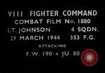 Image of German fighter aircraft European Theater, 1944, second 4 stock footage video 65675055424