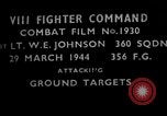 Image of ground targets European Theater, 1944, second 1 stock footage video 65675055428
