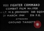 Image of ground targets European Theater, 1944, second 4 stock footage video 65675055428