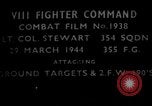 Image of Focke Wulf 190 European Theater, 1944, second 1 stock footage video 65675055429