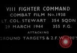 Image of Focke Wulf 190 European Theater, 1944, second 4 stock footage video 65675055429