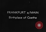 Standbild berühmte Gebäude Frankfurt am Main Deutschland, 1937, aus Sekunde 3 historischem Filmmaterial Videoclip 65675055448
