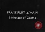 Standbild berühmte Gebäude Frankfurt am Main Deutschland, 1937, aus Sekunde 4 historischem Filmmaterial Videoclip 65675055448