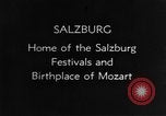 Image destinations touristiques Salzburg Autriche, 1937, de la seconde 6 séquences d'archives historiques vidéo 65675055460