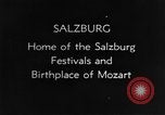 Image destinations touristiques Salzburg Autriche, 1937, de la seconde 7 séquences d'archives historiques vidéo 65675055460